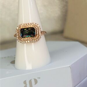 Bomb Party Alexandrite Ring on Rose Gold Size 8